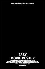 Easy Movie Poster template